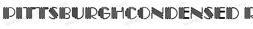 PittsburghCondensed Regular字体转换
